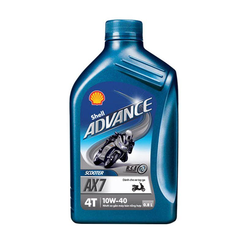 jual shell advance 4t ax7 sae 10w 40 oli pelumas 800 ml jual shell advance 4t ax7 sae 10w 40 oli pelumas 800 ml