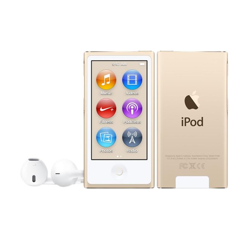 Jual Apple iPod Nano 7 16 GB Portable Player - Gold Online