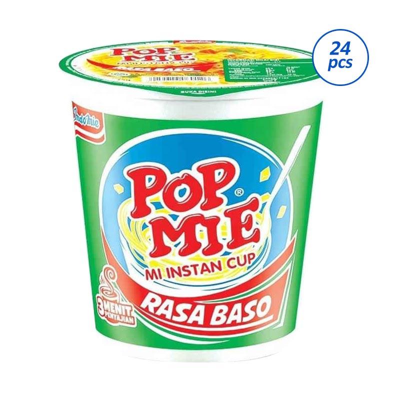 jual pop mie rasa baso makanan instan 75 g 24 cups jual pop mie rasa baso makanan instan 75 g 24 cups
