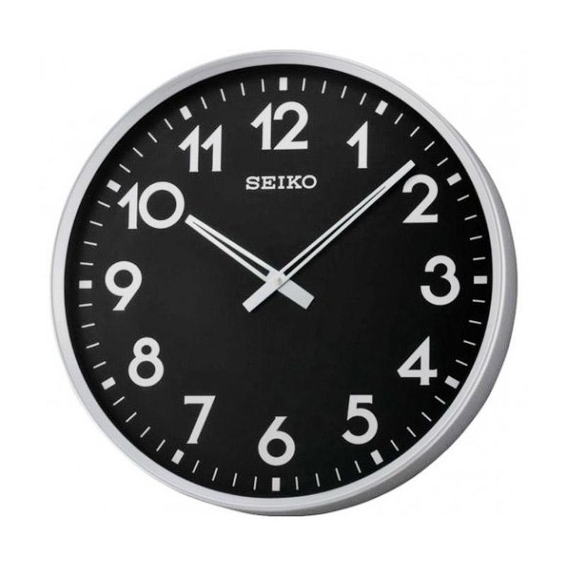 Jual Seiko QXA560A Wall Clock Jam Dinding - Black [42 cm