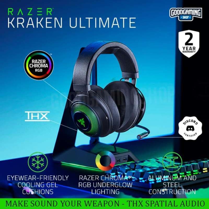 Jual RAZER KRAKEN ULTIMATE GAMING HEADSET di Seller IsGone Kapuk