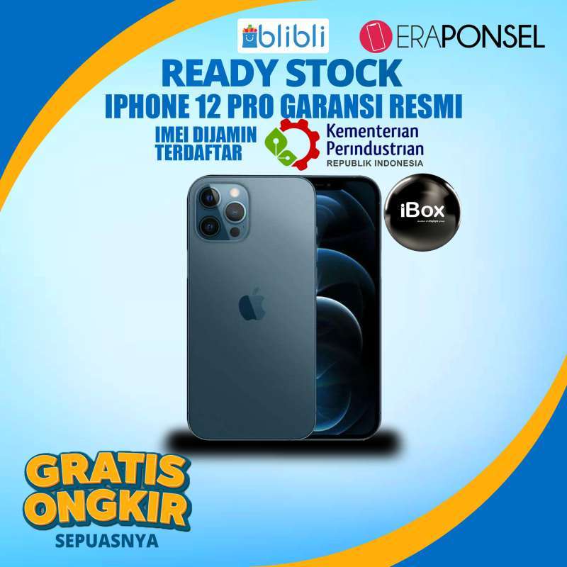 Jual iPhone 12 Pro 256GB RESMI IBOX Online April 2021 | Blibli