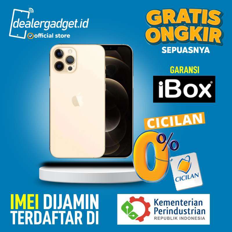 Jual iPhone 12 Pro 256GB RESMI IBOX 1 Tahun Online April