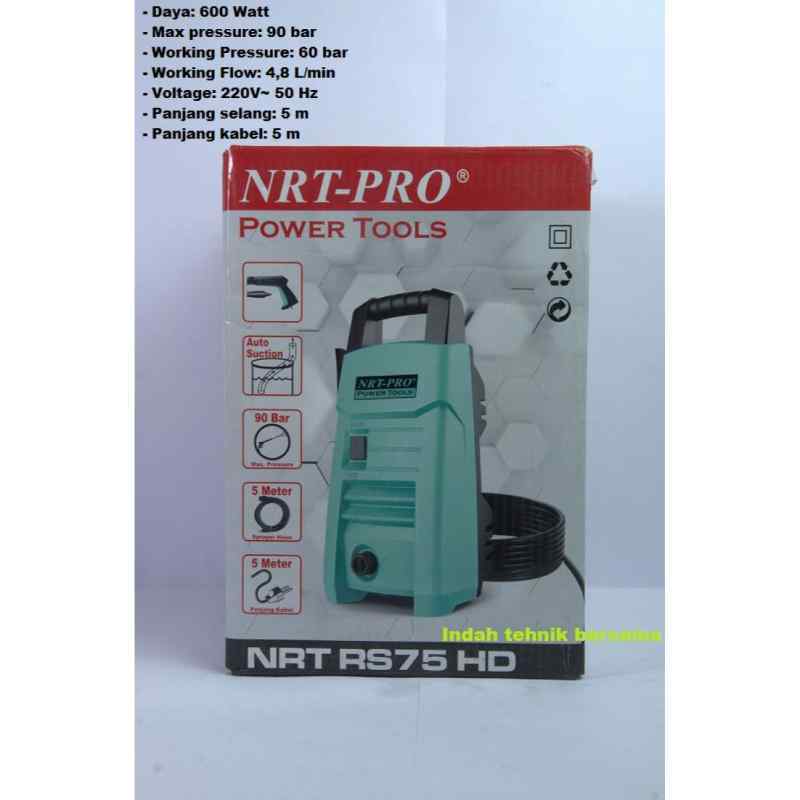 Jual NRT PRO RS 75 HD Jet Cleaner 600 Watt-Mesin Cuci