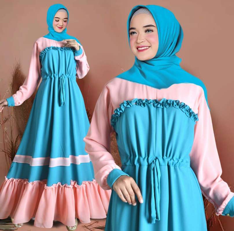 Model Baju Gamis Babydoll Untuk Pesta : Jual Gamis Pesta Model Desain