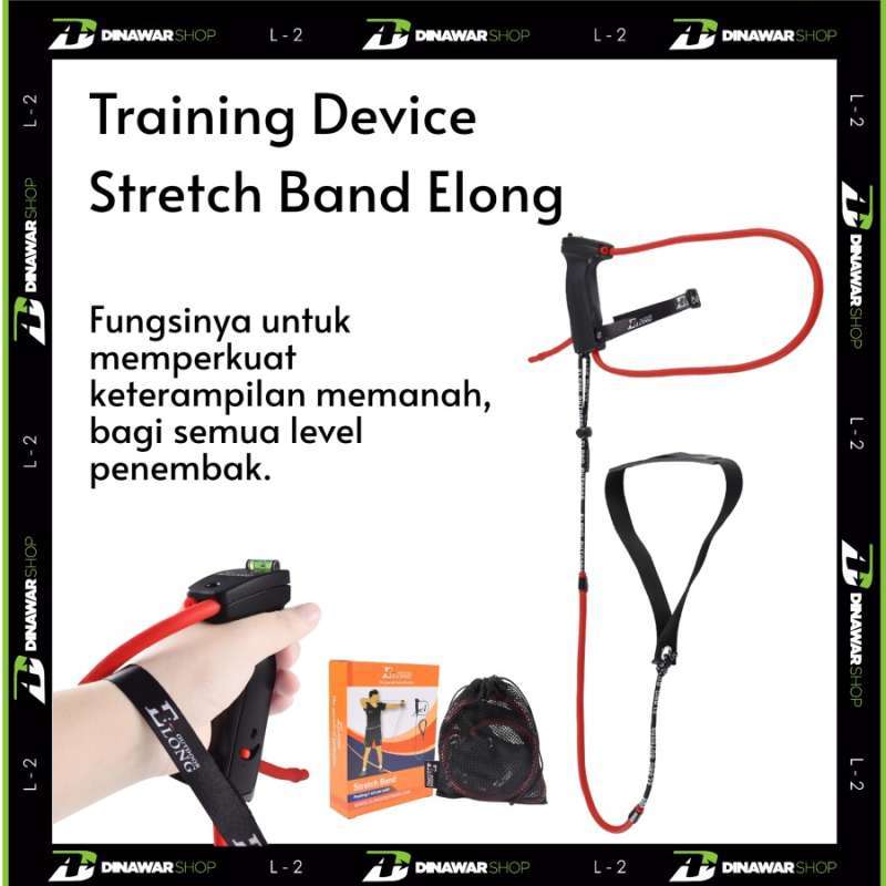 Elong Boogschieten, boogtrainer, trainingshulp, apparaat sterkte stretchband, oefenaar voor recurveboog, compoundschieten, kinderen, volwassenen, beginners, experts