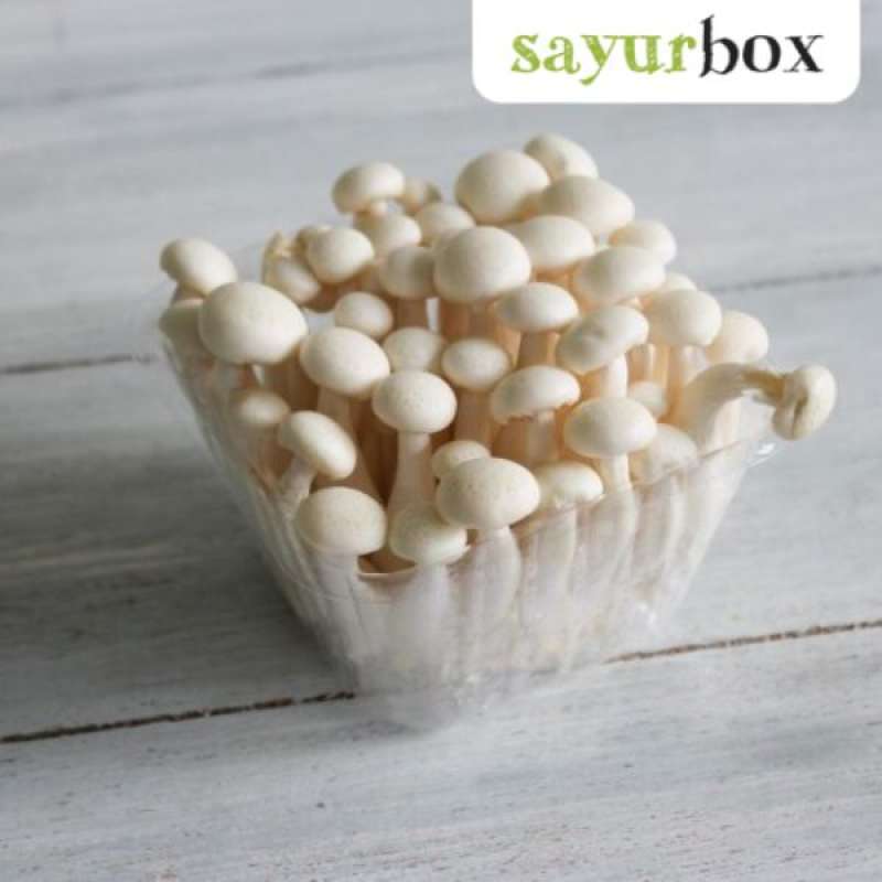 Jual Jamur Shimeji Putih Impor Impor 1 pack Sayurbox JKT Halal di