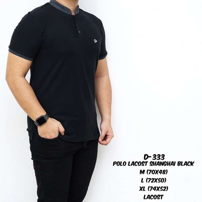 Promo Polo Shirt Biru List Navy M-XL Kaos Kerah Polos Biru / Kaos Polo