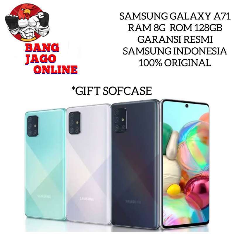 Jual Samsung galaxy A71 8GB/128GB - Garansi Resmi SEIN