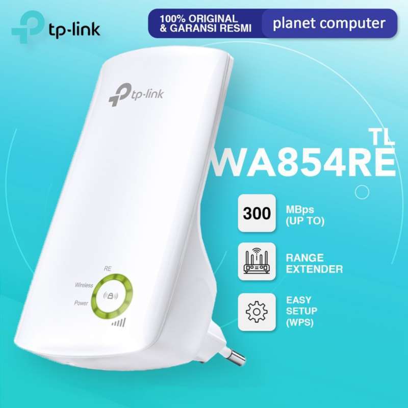 Promo TPLINK TLWA854RE 300Mbps Universal Wifi Range Extender Diskon 1