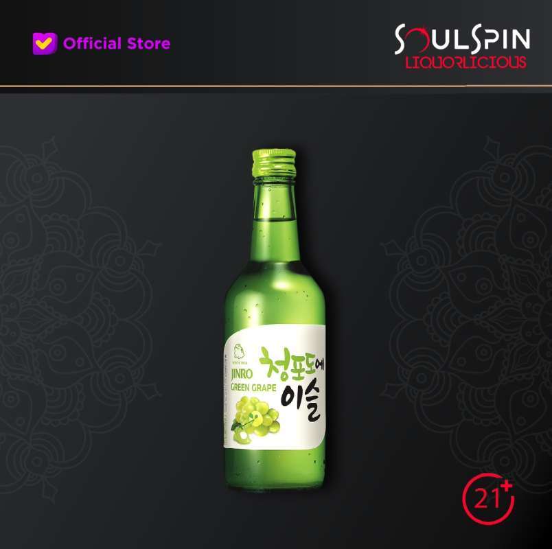 Jual Jinro Chamisul Green Grape Korean Soju 360 ml di Seller SOULSPIN