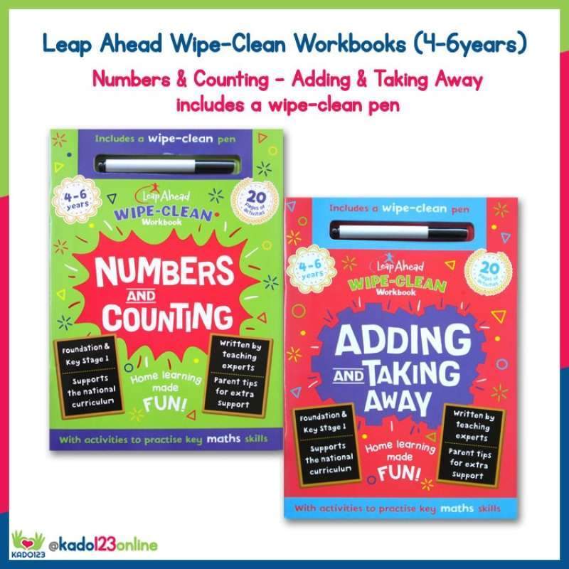 Jual Leap Ahead WipeClean Workbooks (46years) Numbers & Counting