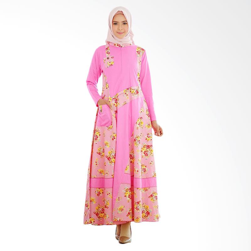 Jual Yumna Sabrina Dress Muslim - Pink Online - Harga