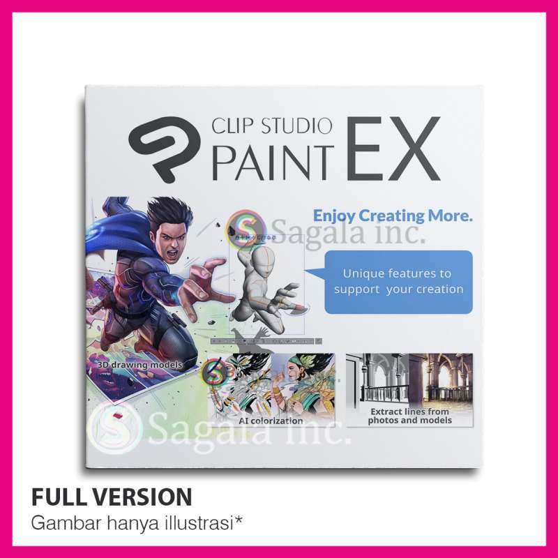 Promo Clip Studio Paint Ex Terbaru + Bonus Pain Tool Sai 2 Diskon 49