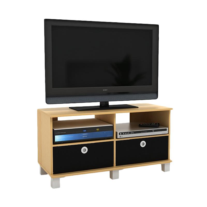 Jual FUNIKA 11156 1 SBE BK Rak  TV with 2 Rak  Pintu Lipat  