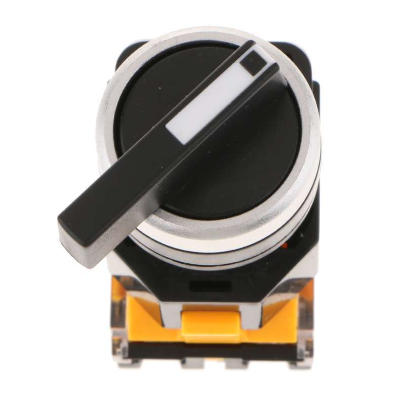 Promo Latching Selector Rotary Switch 22mm Mounting ONOFF 3 Position