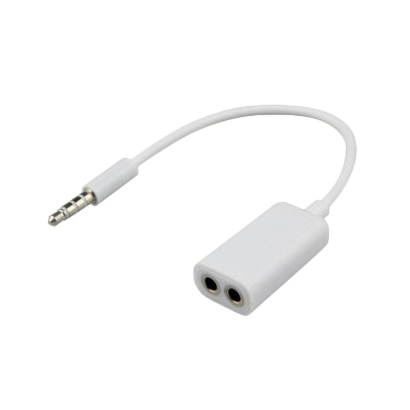 jual mediatech kabel audio to mic 3 5mm adapter putih 669060 harga kualitas jual mediatech kabel audio to mic 3 5mm adapter putih 669060 harga kualitas