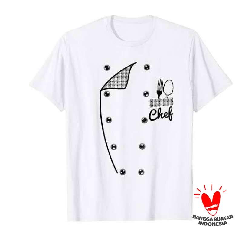 Promo KAOS CHEF KOKI BAJU TSHIRT KERJA JURU MASAK KITCHEN FOOD di