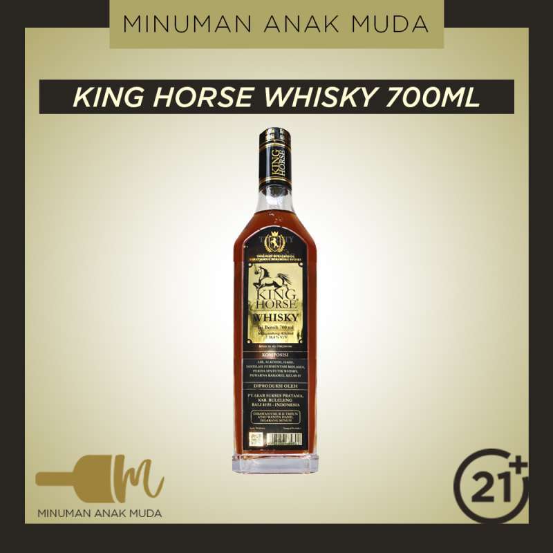 Jual King Horse Black Whisky Whiskey 700ml di Seller Minuman Anak Muda