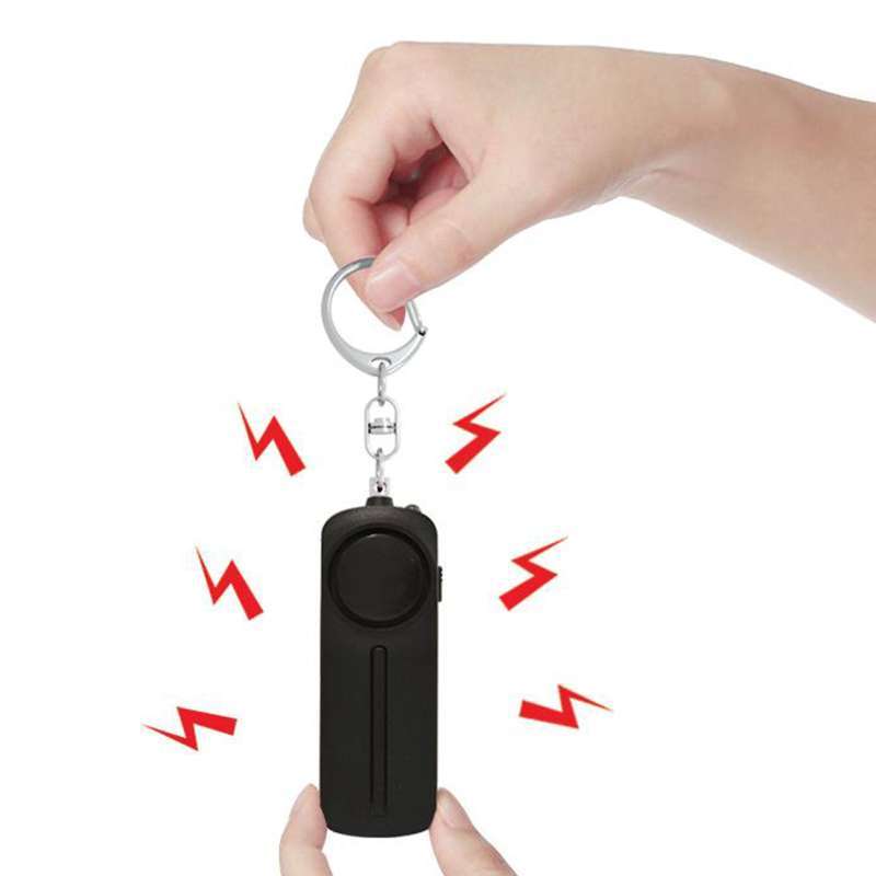 Promo Personal Alarm Keychain w/LED Light 130DB Emergency Safety Alarm