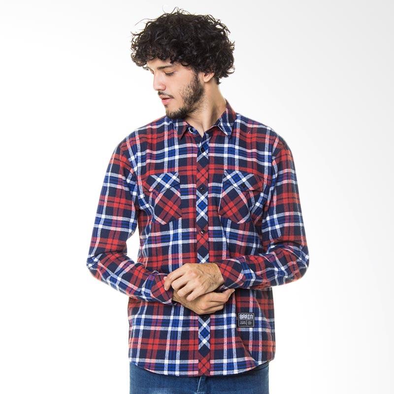 jual brain clothing sleeve shirt atasan pria jual brain clothing sleeve shirt atasan pria
