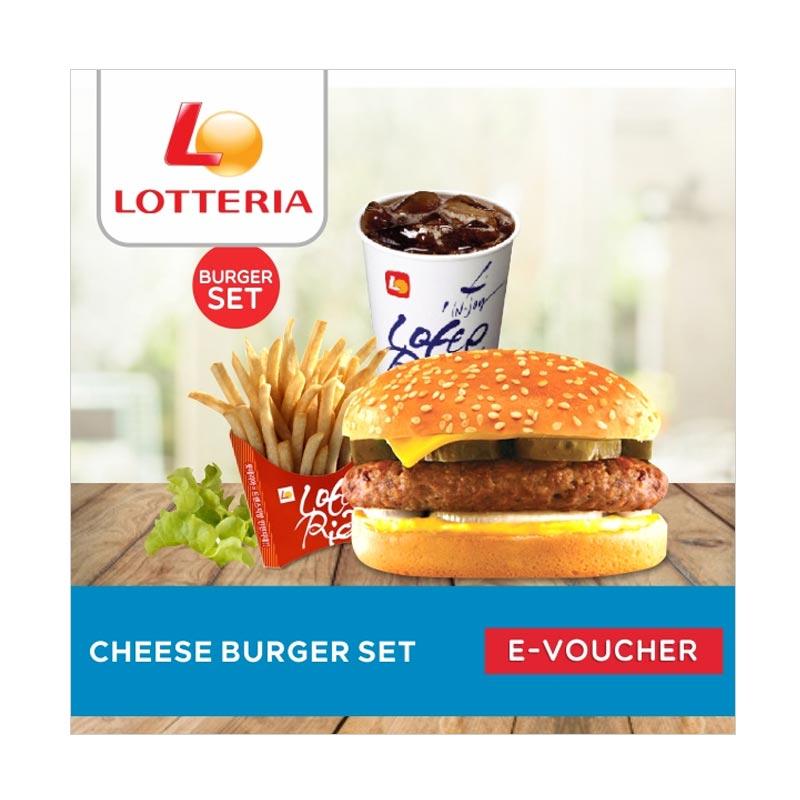 Jual Lotteria Cheese Burger Set EVoucher di Seller GIFTN Official