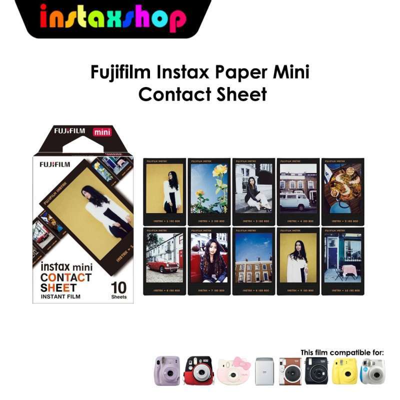 Jual Instaxshop Fujifilm Paper Film Instax Mini Contact Sheet Di Seller ...