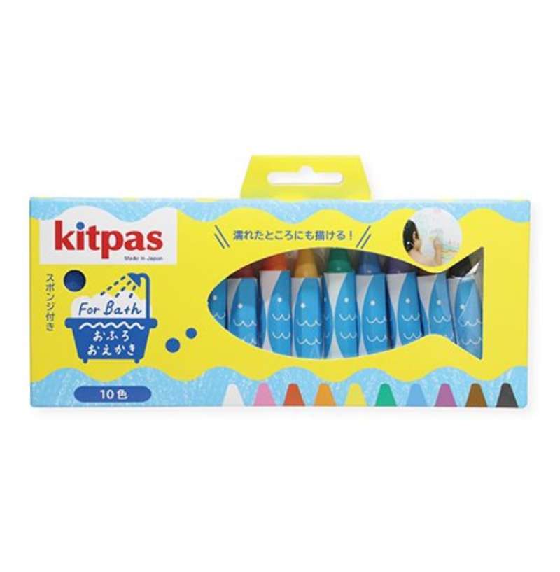 Promo Kitpas Crayon Original Japan Kitpas Bath Crayon 10 Colors