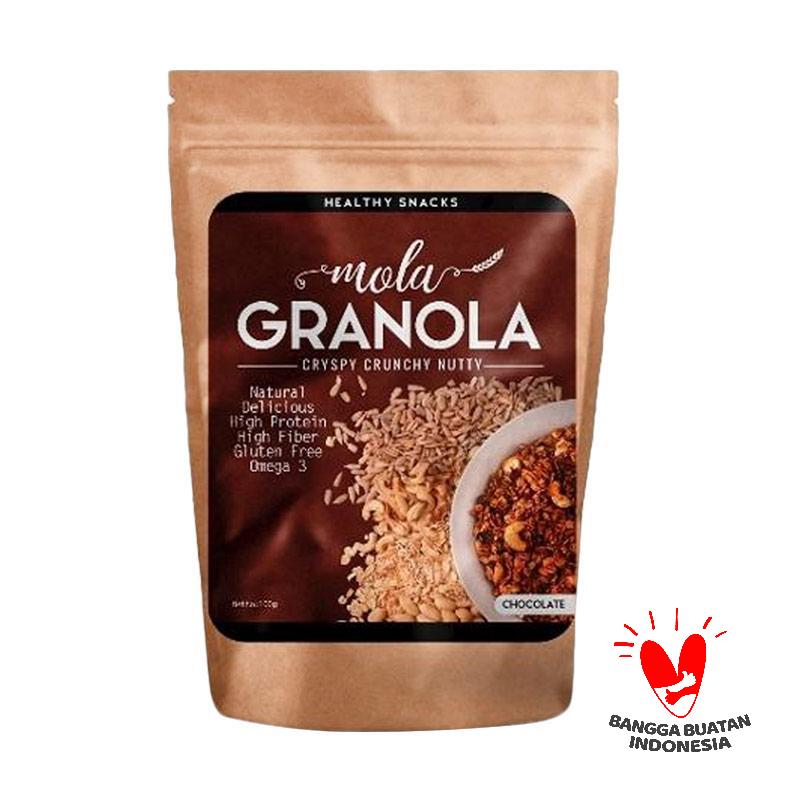 Mola Granola Coklat - Jual Daily Deals Mola Granola Healthy Snacks Rasa Coklat mola granola coklat jual daily deals mola granola healthy snacks rasa coklat