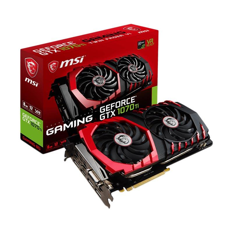 Jual MSi GTX 1070Ti Gaming Graphics Card - Black Red [8 GB] di Seller