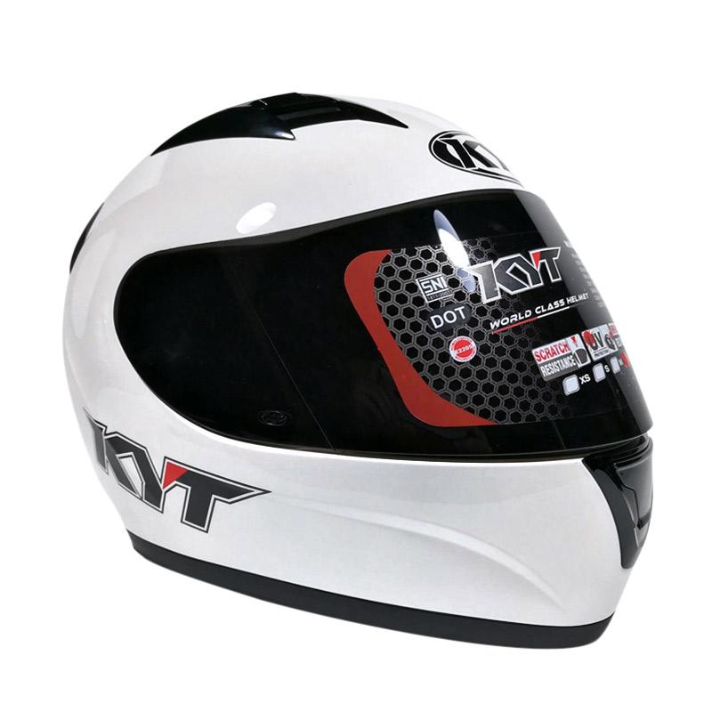 Jual KYT R10 Helm Full Face Solid White XL di Seller cavo store