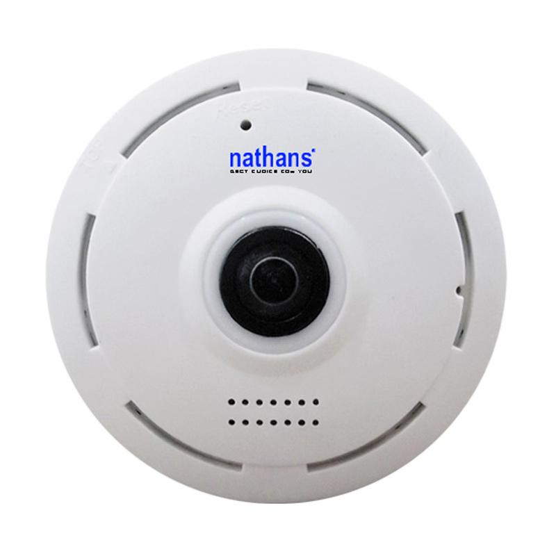 Jual Nathans FishEye Wifi Smart IP Camera - Advance White 