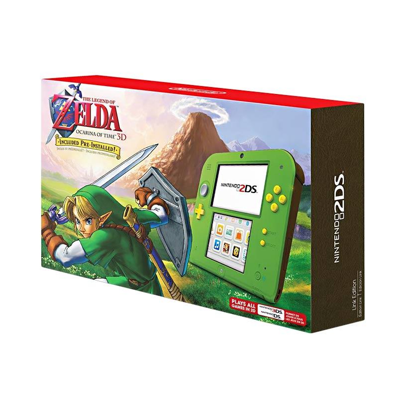 Jual Nintendo 2DS PreInstalled The Legend of Zelda Ocarina of Time 3D
