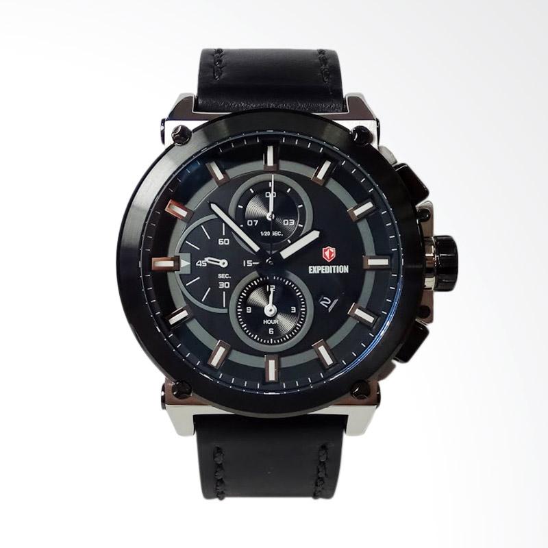 jual expedition chronograph stainless steel leather jam jual expedition chronograph stainless steel leather jam