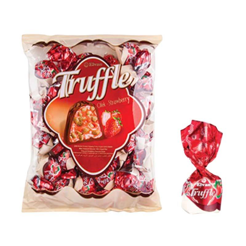 jual elvan truffle strawberry chocolate cokelat 500 g jual elvan truffle strawberry chocolate cokelat 500 g