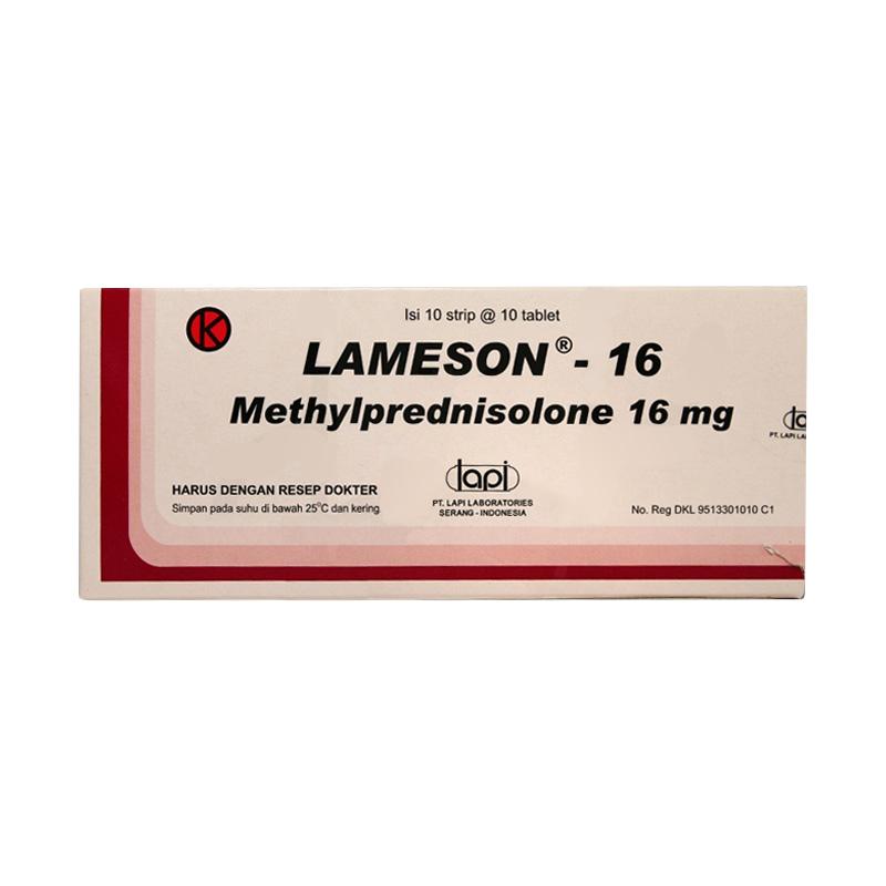 Jual Lameson  Tablet Obat  Kesehatan 16 Mg 10 tablet strip 