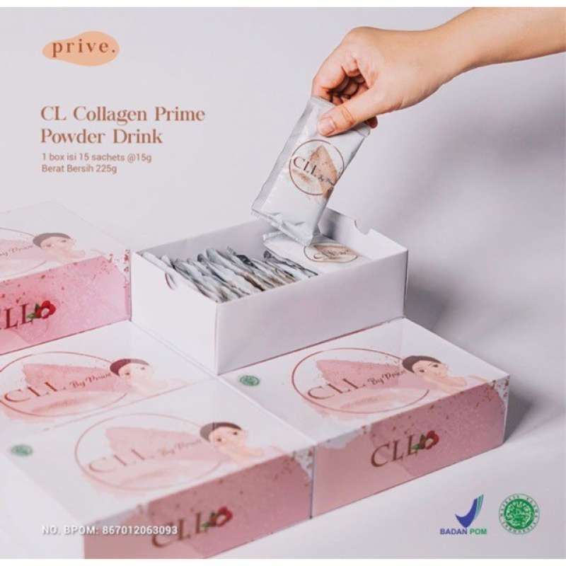 Jual [ Sale ] Bpom Cll Collagen Prime Whitening Kolagen Powder Drink