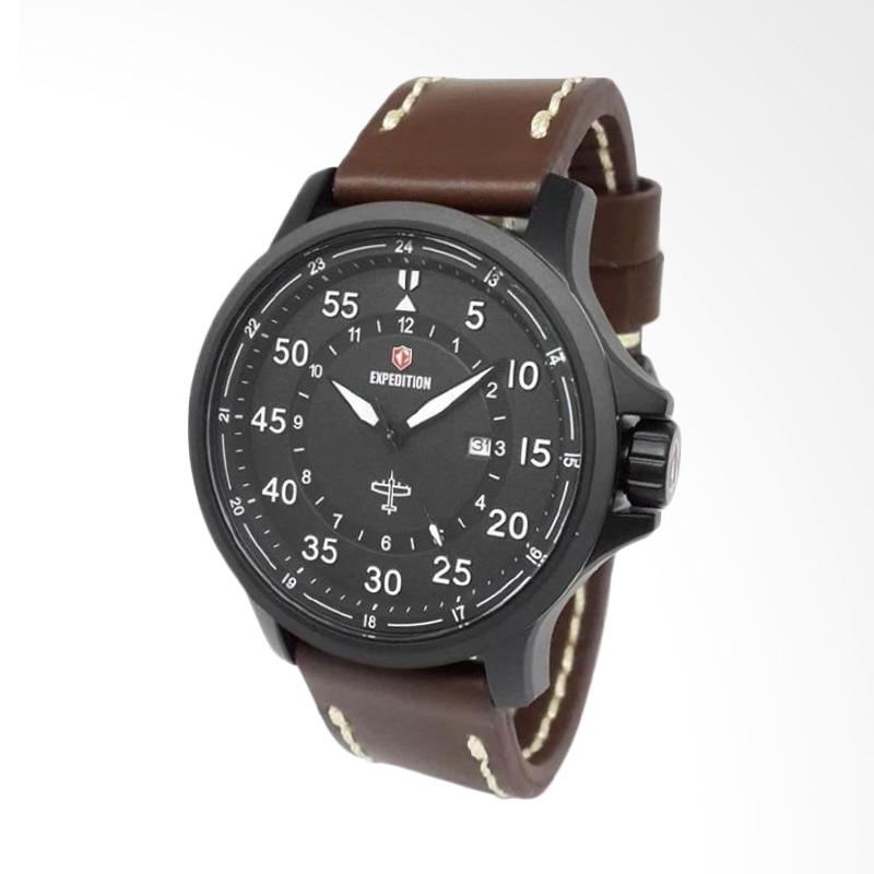 jual expedition analog jam tangan pria coklat exp 1001 jual expedition analog jam tangan pria coklat exp 1001