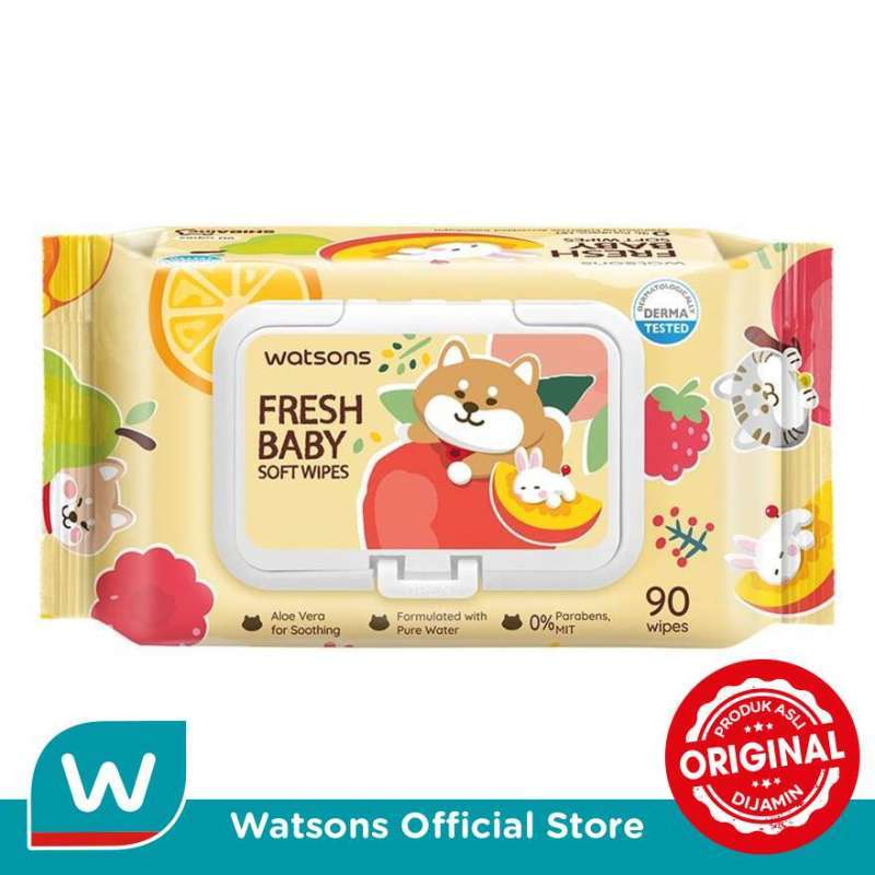 Promo Watsons Shiba inc Fresh Baby Soft Wipes 90s Diskon 41 di Seller