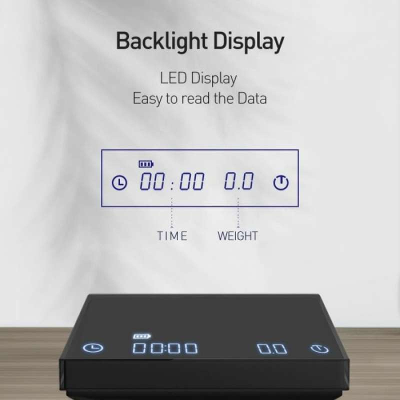 Jual Timemore Digital Black Mirror Scale Alat Kopi Timbangan Manual