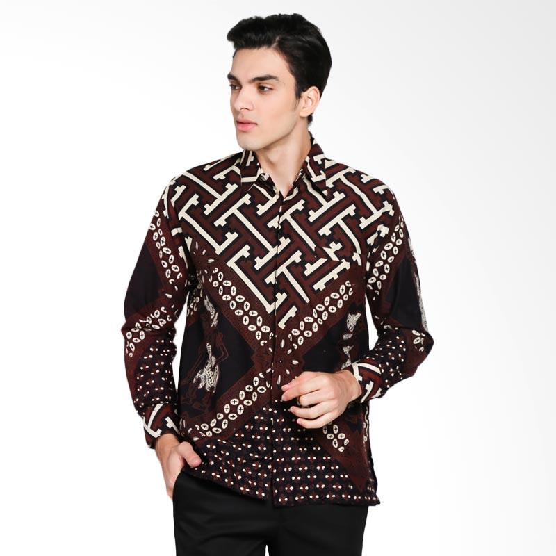 Jual Amanda Raisa Batik Nakula Kemeja B   atik Pria Lengan