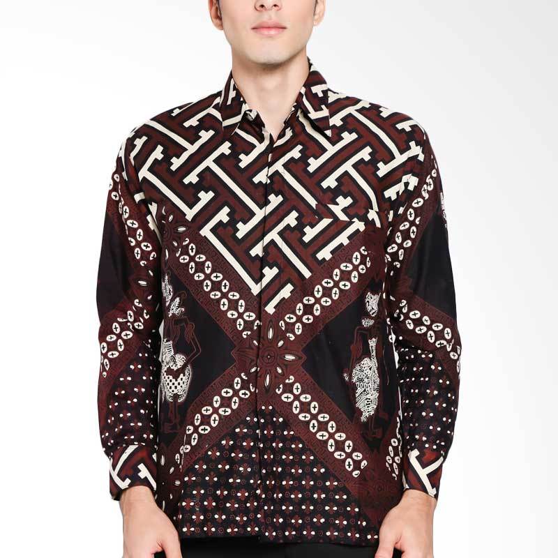 Jual Amanda Raisa Batik Nakula Kemeja Batik Pria Lengan