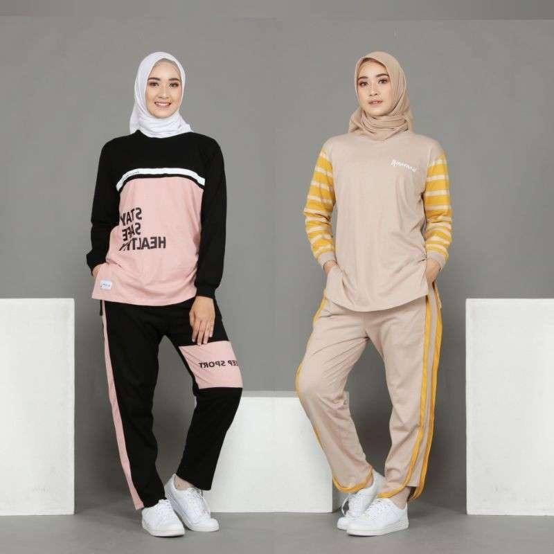 Jual Olahraga Setelan Olahraga Wanita Jumbo - Baju Olahraga Wanita