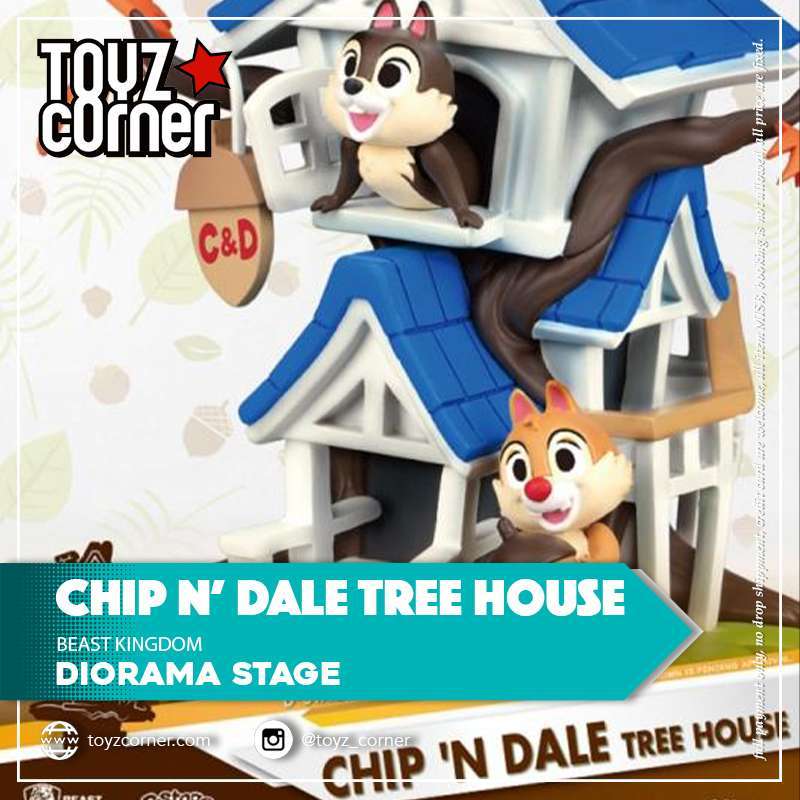 Jual Beast Kingdom DSelect / DStage DS028 Chip n' Dale Tree House di