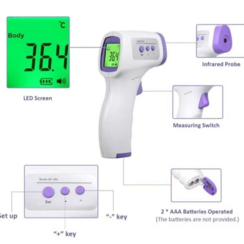Promo infrared thermometer gun alat pengukur suhu tubuh bayi dan anak