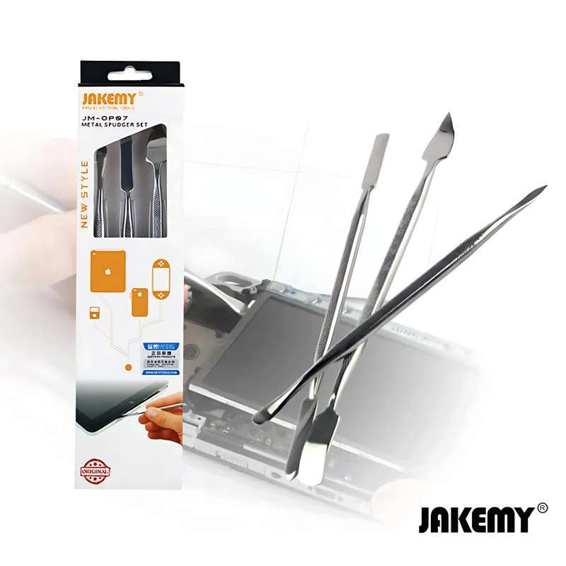 Jual Opening Tool Set Merek Jakemy JM-OP07 3 In 1 Original - Silver di ...
