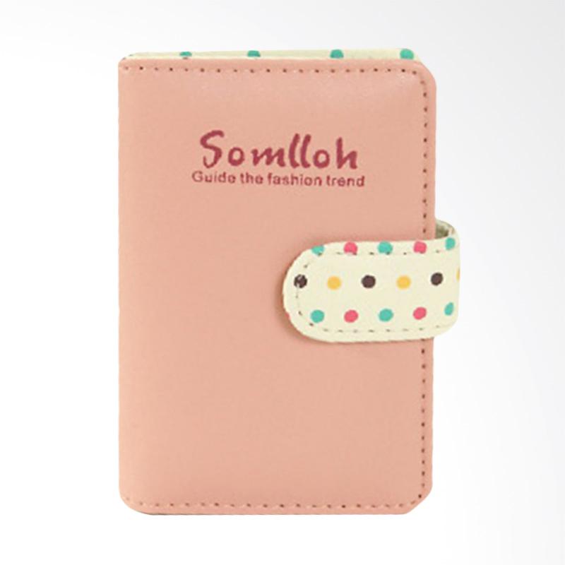 Jual Homestuff Korean Wallet Card Dompet Kartu - Pink