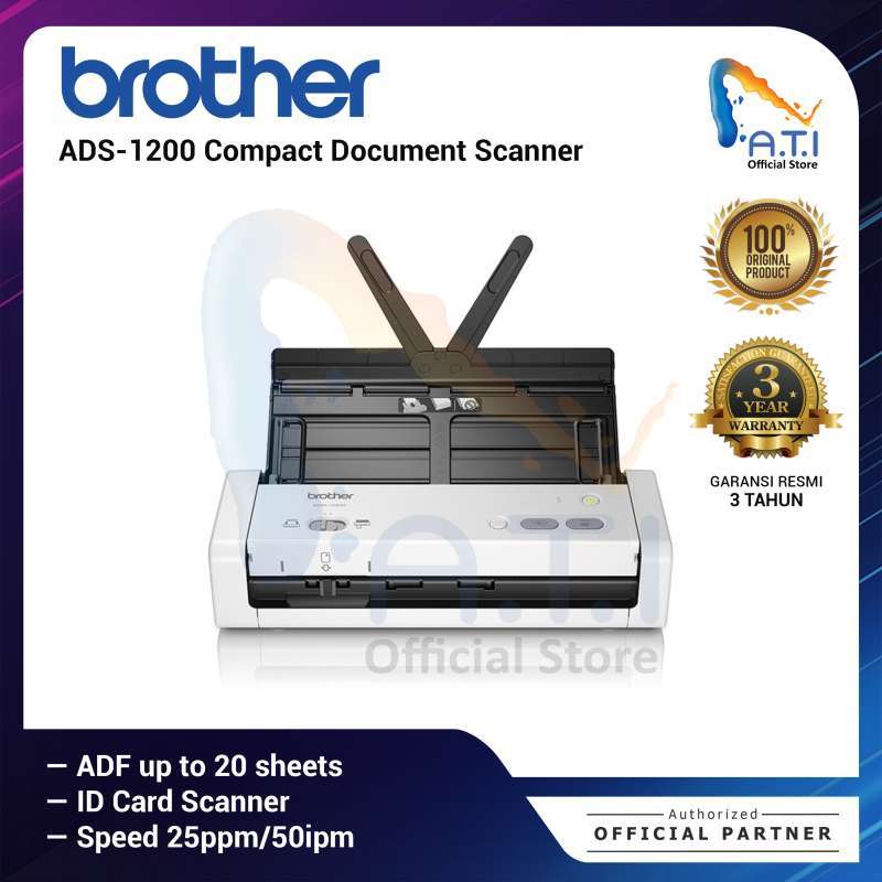 Jual Brother Scanner Ads1200 Scanner Brother Ads 1200 Compact Document