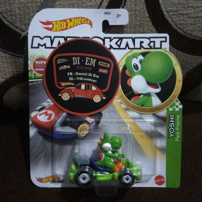Jual Hotwheels Mario Kart Yoshi Pipe Frame di Seller Di Em Toys