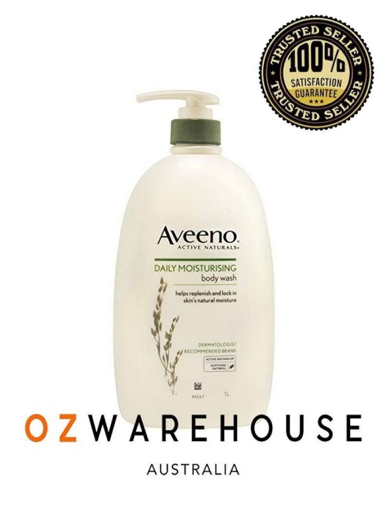 Jual Aveeno Active Naturals Daily Moisturising Body Wash 1 Litre di